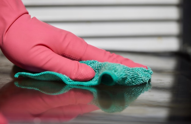 Clean and organized living space